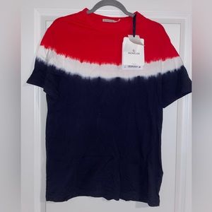 Moncler tie-dye t-shirt. Never worn tags still attached.